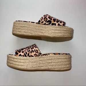 Lulus leopard print sandals